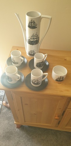 Portmeirion coffee set sailing - portmeirion,
